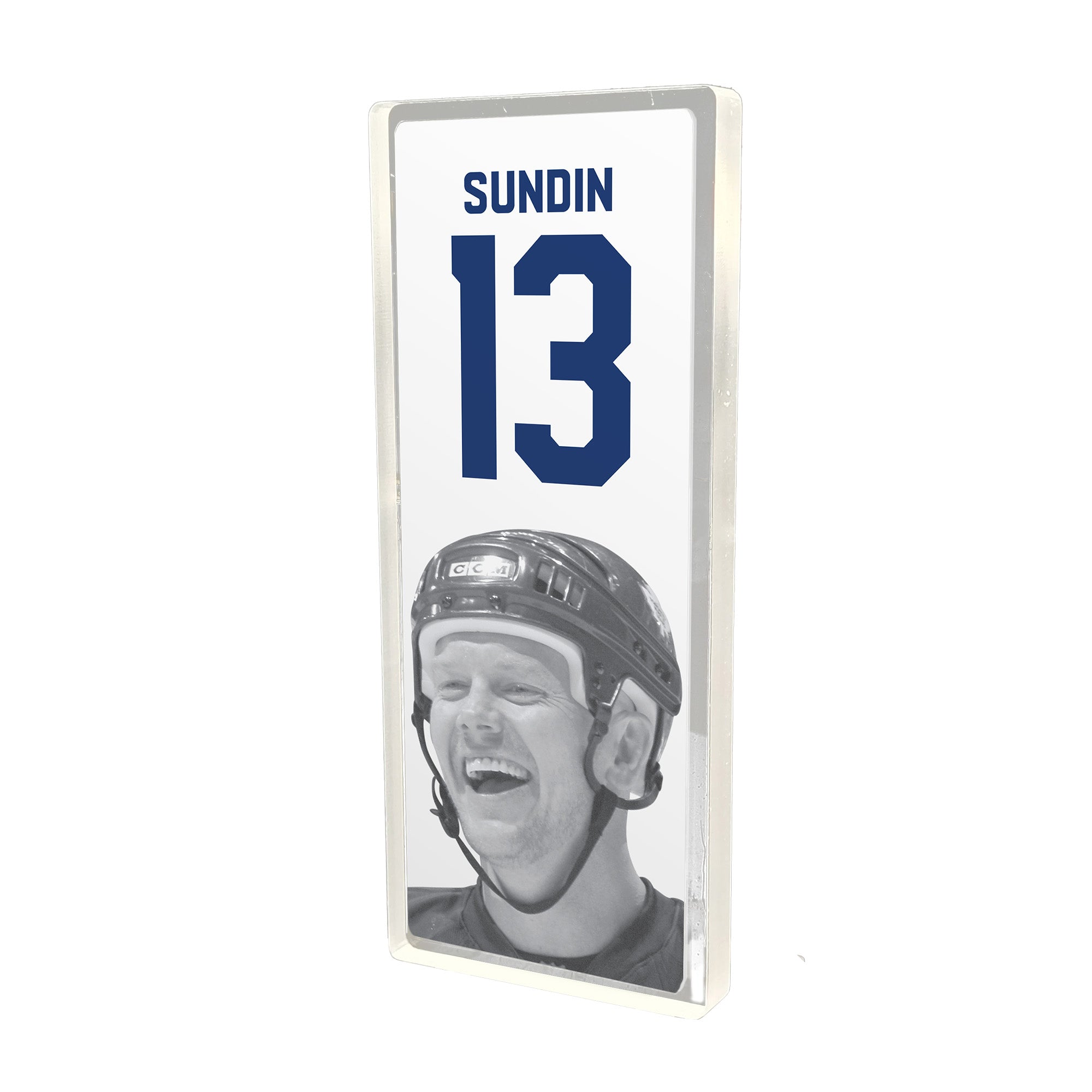 Plexi Glass Retired Number Banner - SUNDIN