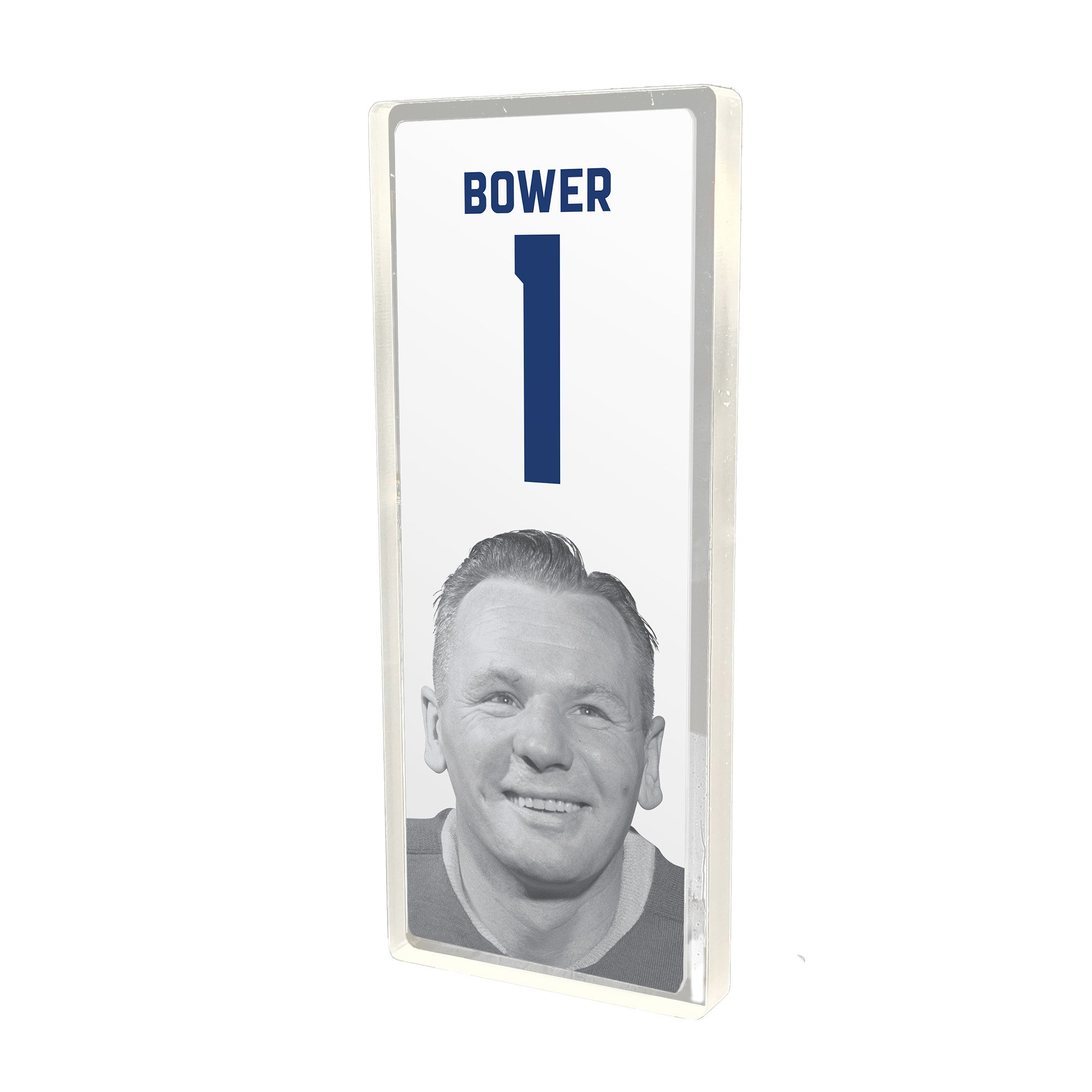 Plexi Glass Retired Number Banner - BOWER