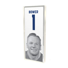 Plexi Glass Retired Number Banner - BOWER
