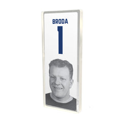 Plexi Glass Retired Number Banner - BRODA