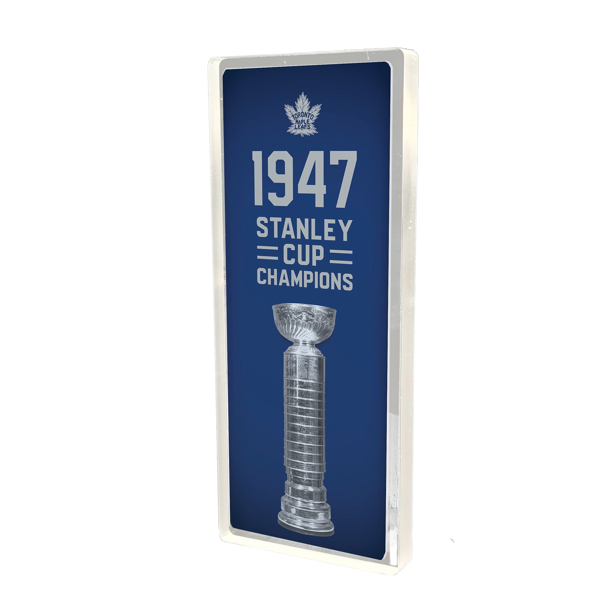 Plexi Glass Stanley Cup Banner - 1947