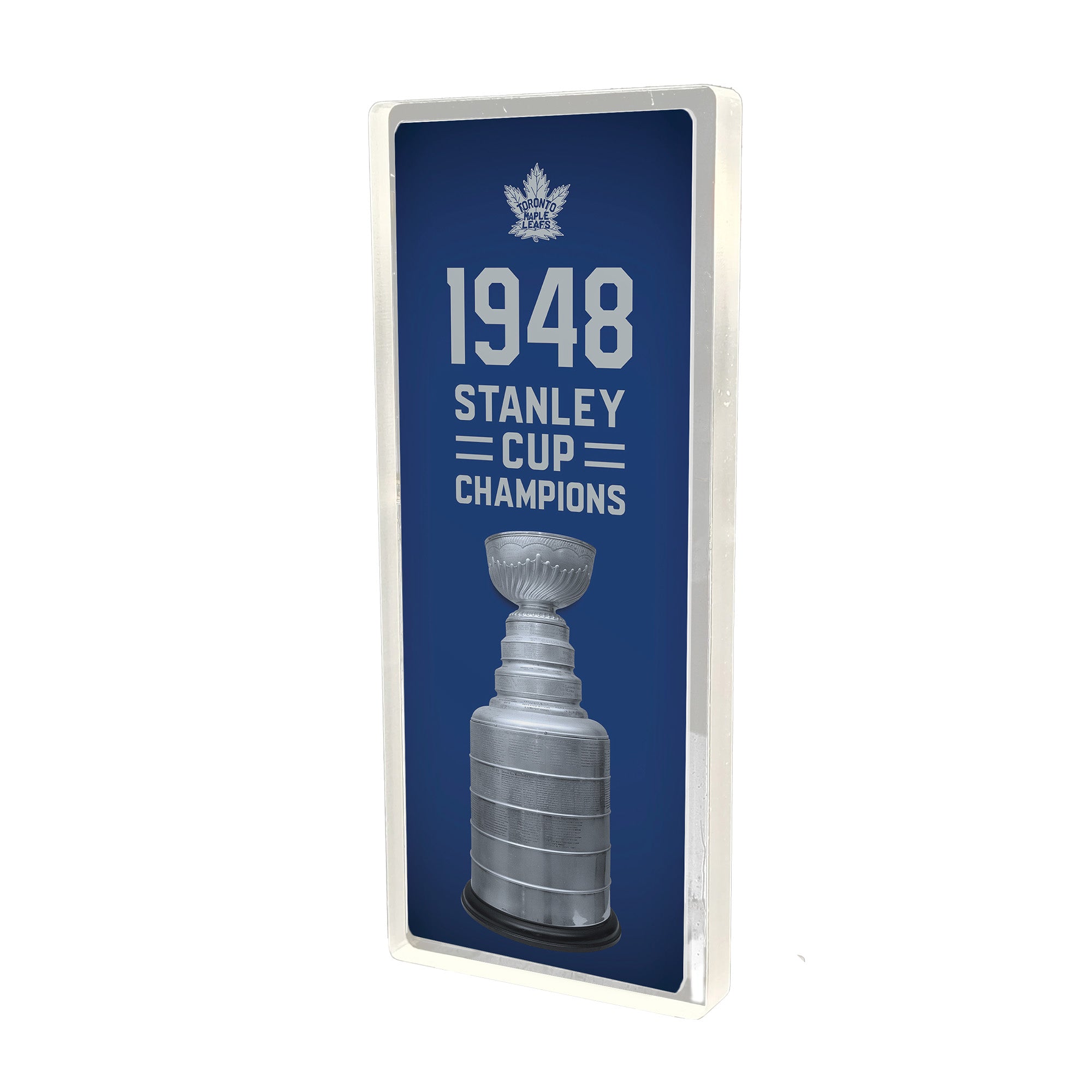 Plexi Glass Stanley Cup Banner - 1948