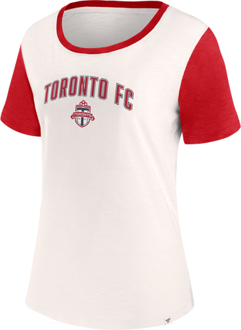 Toronto FC Fanatics Women's Volley 2Tone Slub Tee
