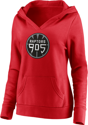 Raptors 905 Fanatics Women's V-Neck Hoody