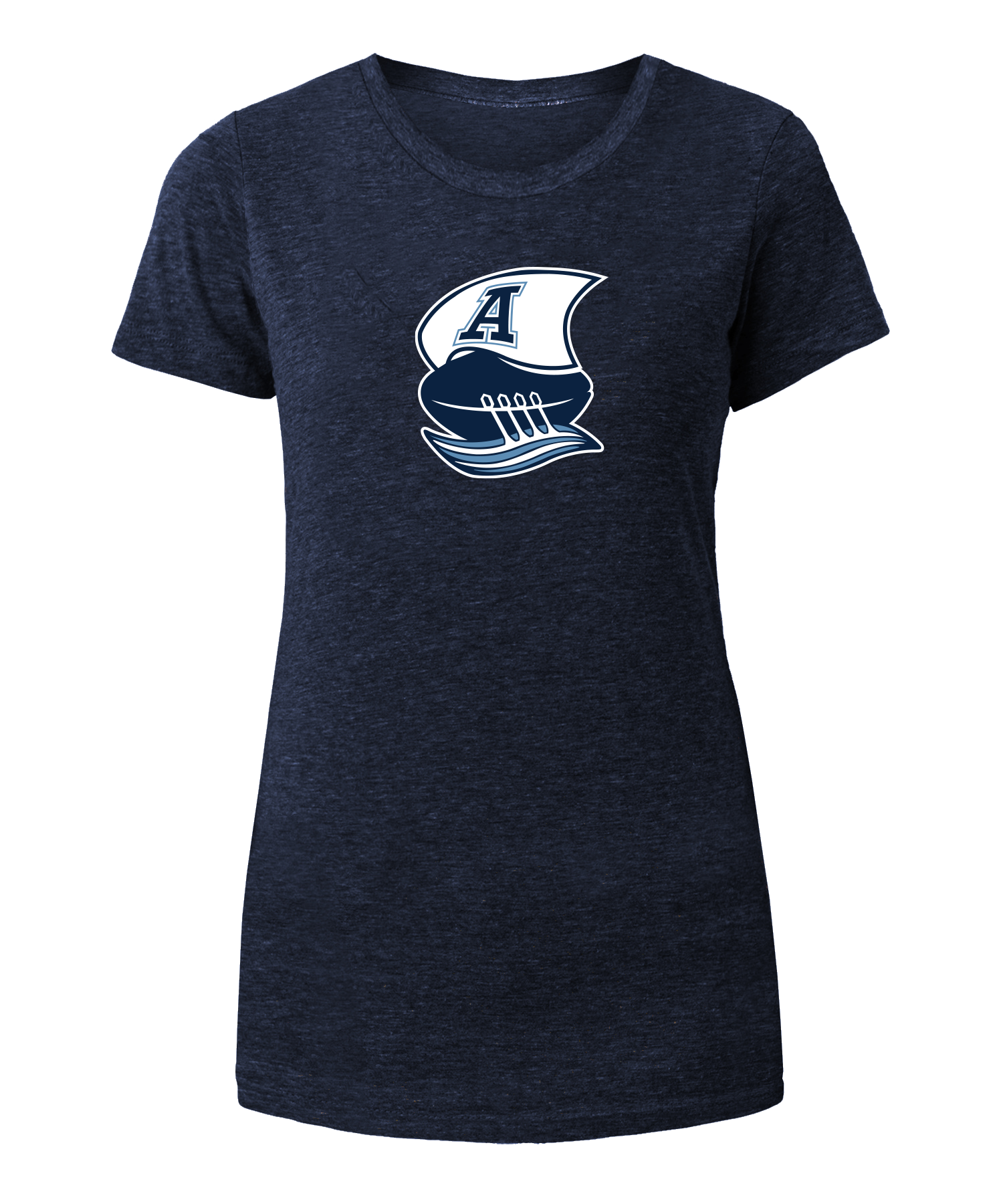 Double Blue Boat Logo Triblend Tee