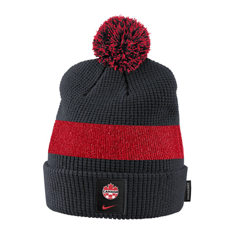 Logo Cuffed Pom Toque