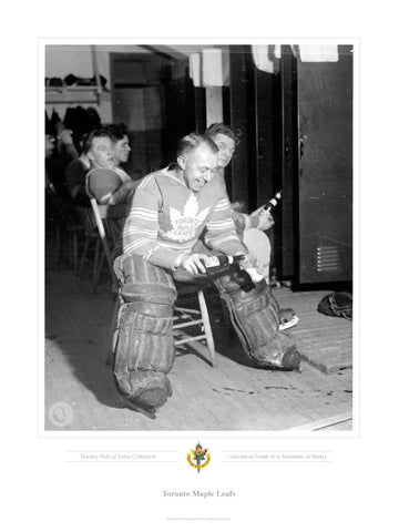 Toronto Maple Leafs Memorabilia -1934 George Hainsworth Classic - 12" x 16" Print