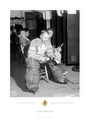 Toronto Maple Leafs Memorabilia -1934 George Hainsworth Classic - 12" x 16" Print