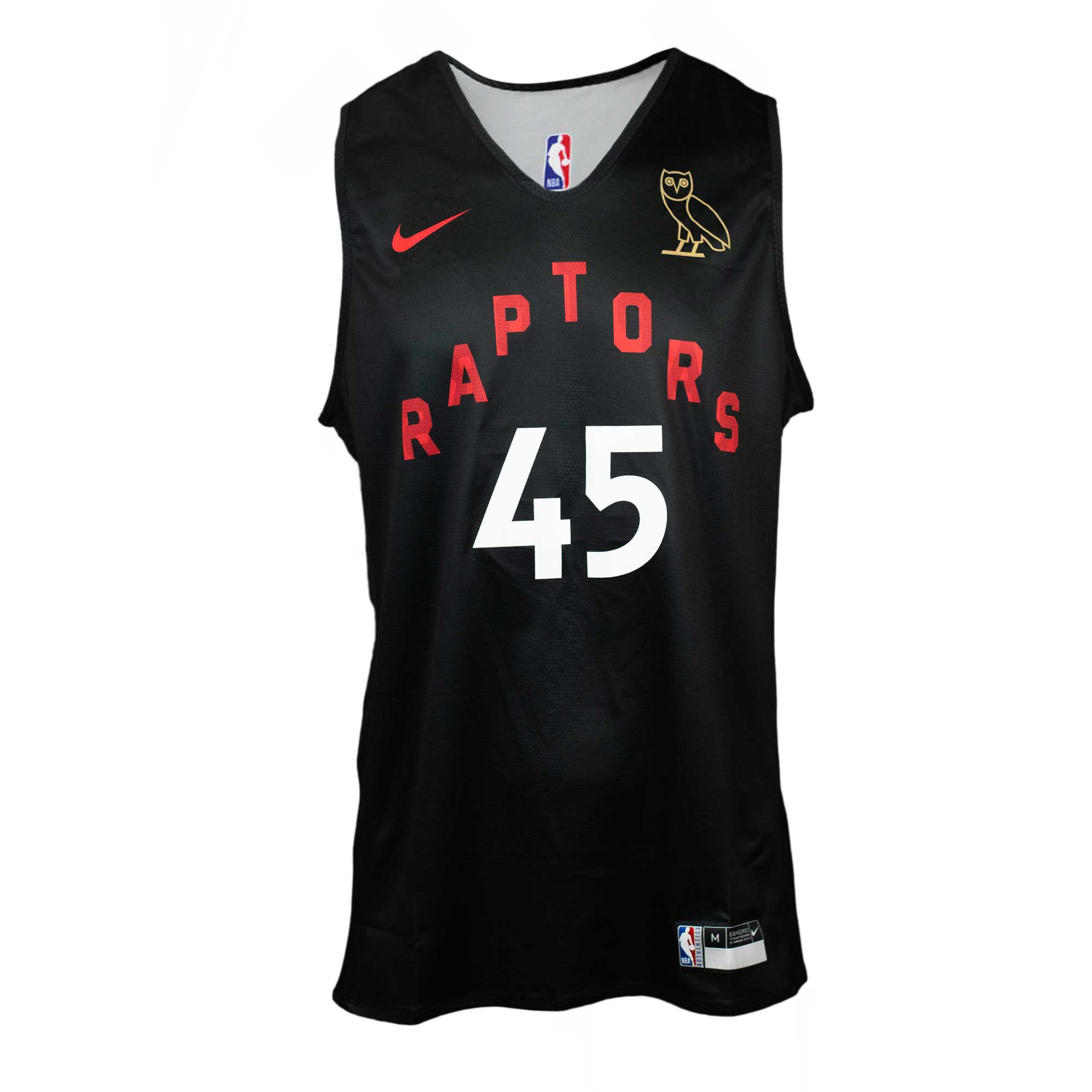 Raptors OVO Nike Men's 2020 Reversible Practice Jersey - BANTON