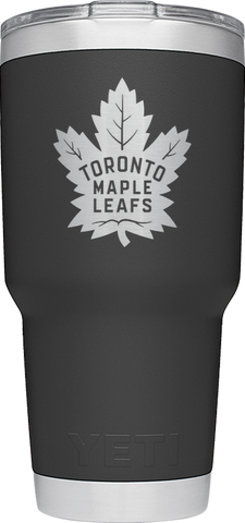 Maple Leafs Yeti Rambler 30oz Tumbler - Black