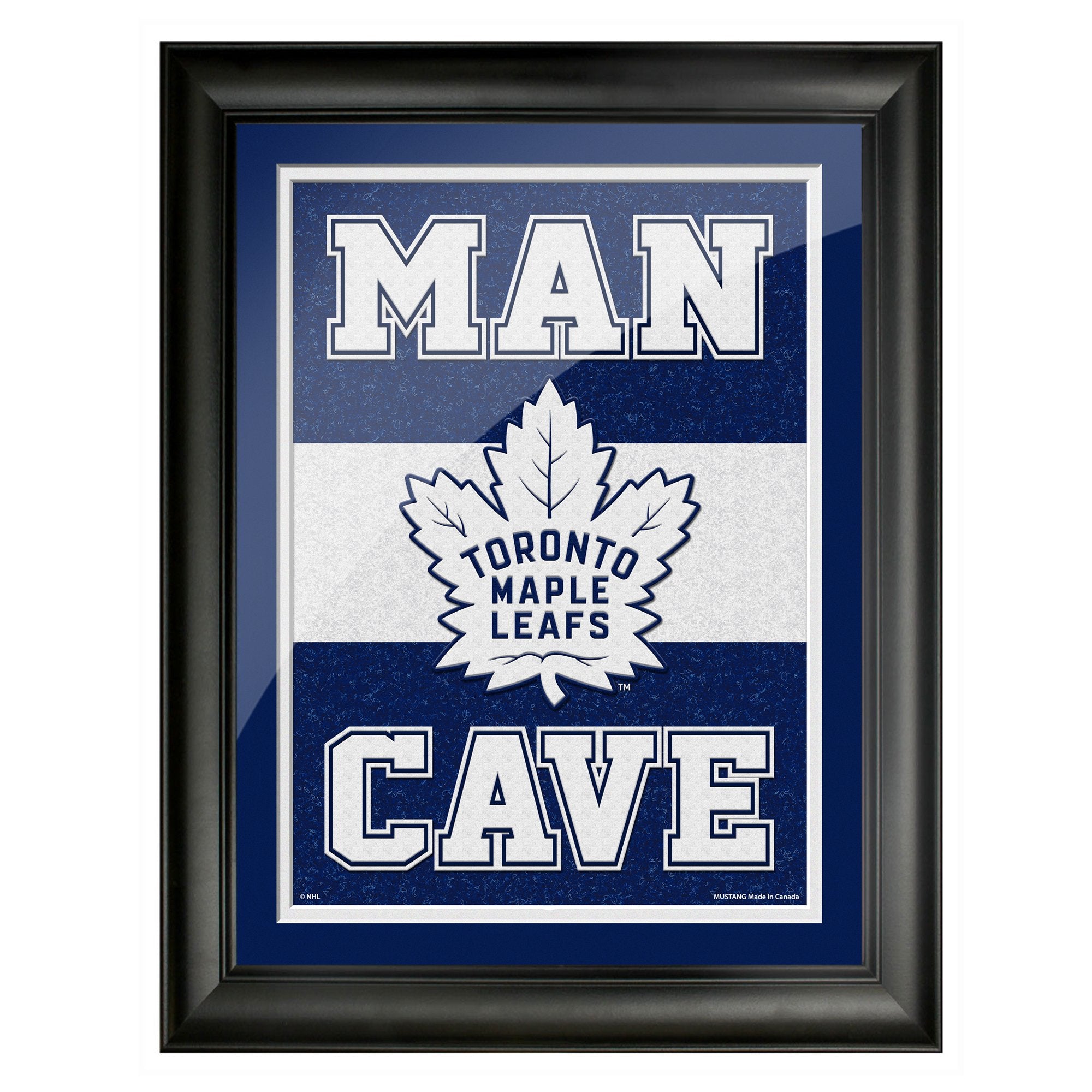 Toronto Maple Leafs 12x16 Man Cave Framed Artwork
