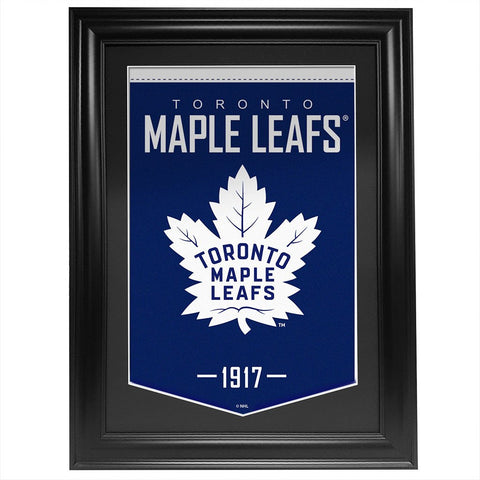 Toronto Maple Leafs 24 x 36 Framed Team Banner