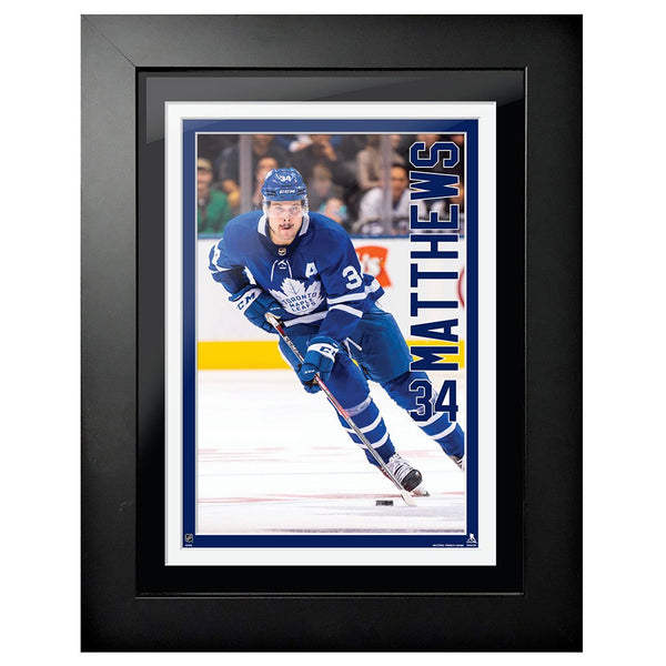 Toronto Maple Leafs Auston Matthews 12x16 VT Design - Home Jersey –  shop.realsports