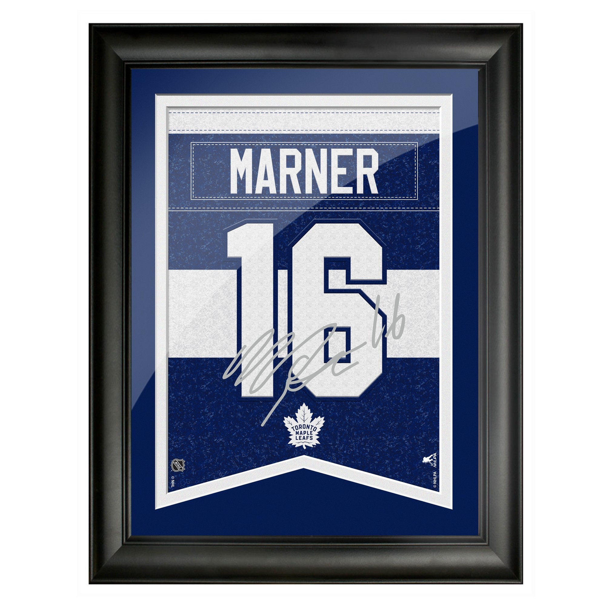 Toronto Maple Leafs Marner 12x16 Framed Player Number with Replica Autograph