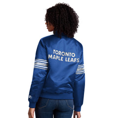 Maple Leafs Starter Women's Lineup Satin Jacket