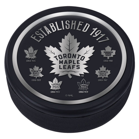 Toronto Maple Leafs Heritage Chrome Puck