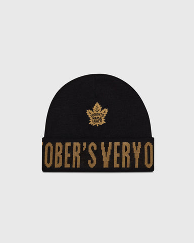 OVO x Toronto Maple Leafs Beanie - BLACK