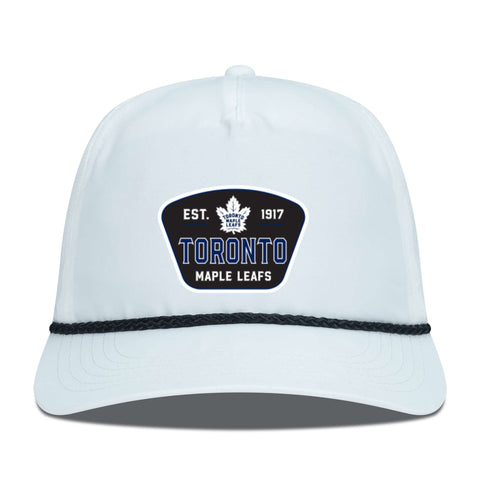 Maple Leafs Levelwear Mens Wordmark Logo Rail Snapback