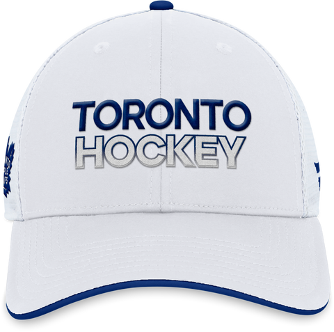 Maple Leafs Fanatics Men's 2023 Authentic Pro Rink Trucker Hat