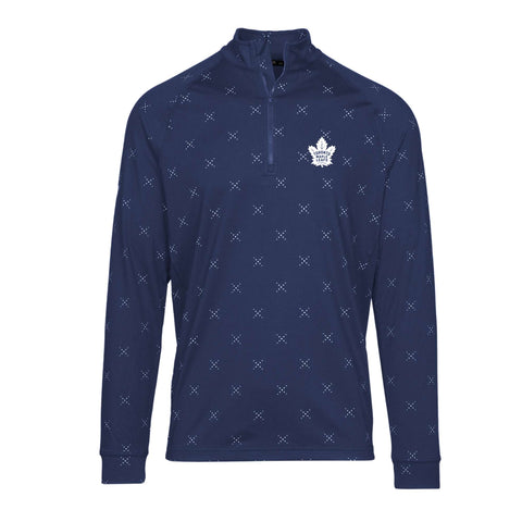 Maple Leafs Levelwear Men's Finley Multiprint 1/4 Zip