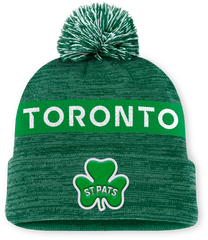 2025 St Pats Cuffed Pom Toque