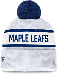 Maple Leafs Men's Fundamental Cuffed Knit Pom Toque