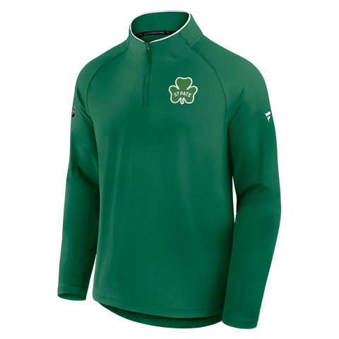 2026 Authentic Pro St Pats Fleece 1/4 Zip