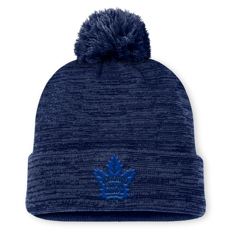 2025 Authentic Pro Road Cuffed Pom Knit Toque - NAVY