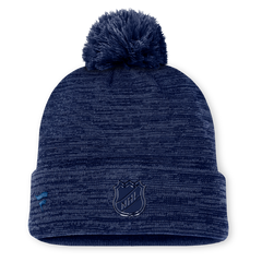 2025 Authentic Pro Road Cuffed Pom Knit Toque - NAVY