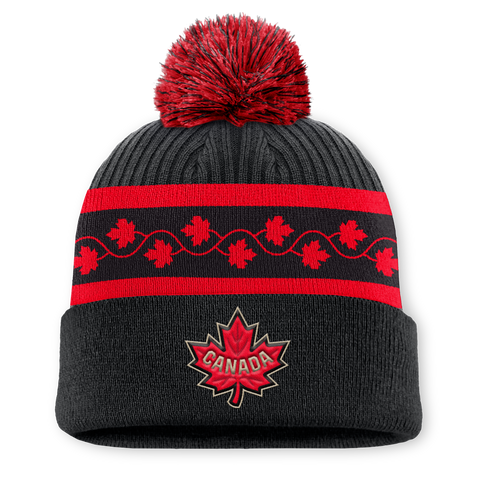 4 Nations Cup Canada Cuffed Pom Toque