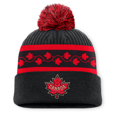 4 Nations Cup Canada Cuffed Pom Toque