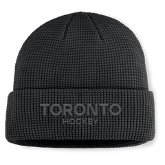 2025 Authentic Pro Road Cuffed Fisherman's Beanie - BLACK