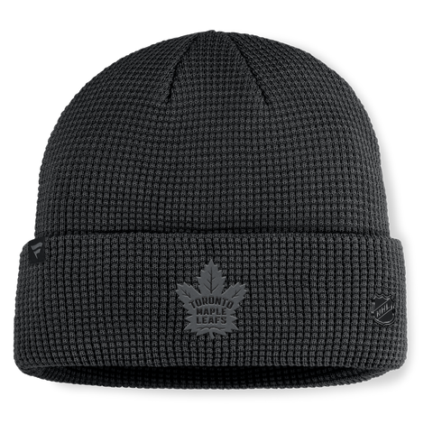 2025 Authentic Pro Road Cuffed Fisherman's Beanie - BLACK