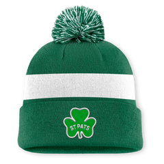 2026 St Pats Cuffed Pom Toque