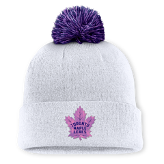 2025 Hockey Fights Cancer Cuffed Knit Pom Toque