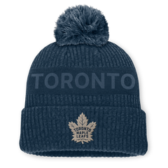 2026 Authentic Pro Road Cuffed Pom Knit Toque - NAVY