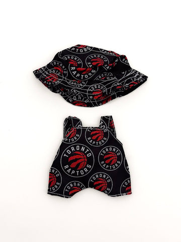 Keychain Doll Overall & Bucket Hat Set