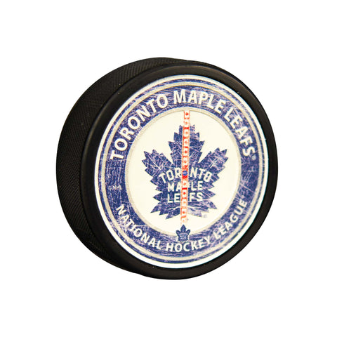 Maple Leafs Centre Ice Textured Puck