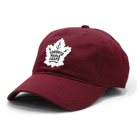 Maple Leafs Adult Twill Slouch Hat - MAROON