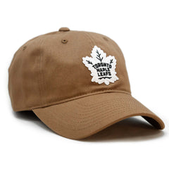 Maple Leafs Adult Twill Slouch Hat - BROWN