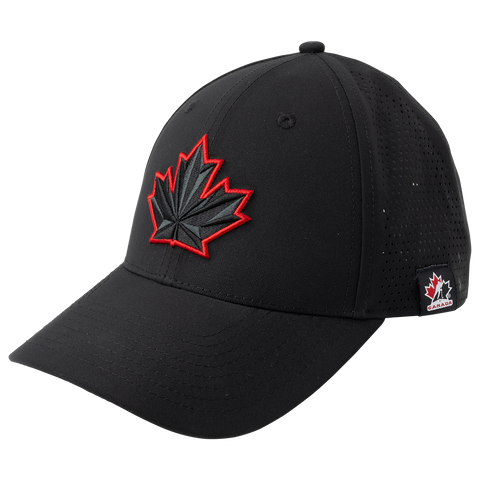 Hockey Canada Performance Adjustable Hat - BLACK