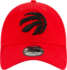 Raptors Men's 9TWENTY Free Throw Primary Logo Adjustable Hat - RED