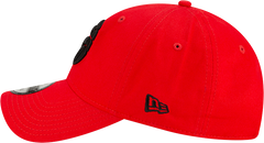 Raptors Men's 9TWENTY Free Throw Primary Logo Adjustable Hat - RED