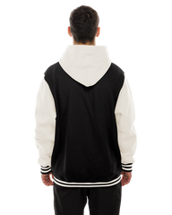 HWC Hooded 2Tone Snap Jacket