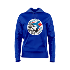 Blue Jays Women's Half & Half Logo Hoody