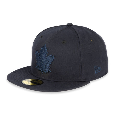 59FIFTY Tonal Prim Logo Fitted Hat - NAVY