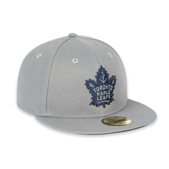 Maple Leafs New Era Men's 59FIFTY Prim Logo Fitted Hat - GREY