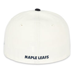 Maple Leafs New Era Men's 59FIFTY Prim Logo Fitted Hat - NAVY