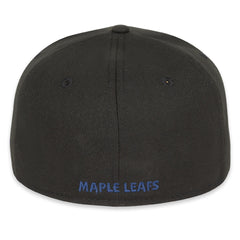 Maple Leafs New Era Men's 59FIFTY Prim Logo Fitted Hat - BLACK/BLUE