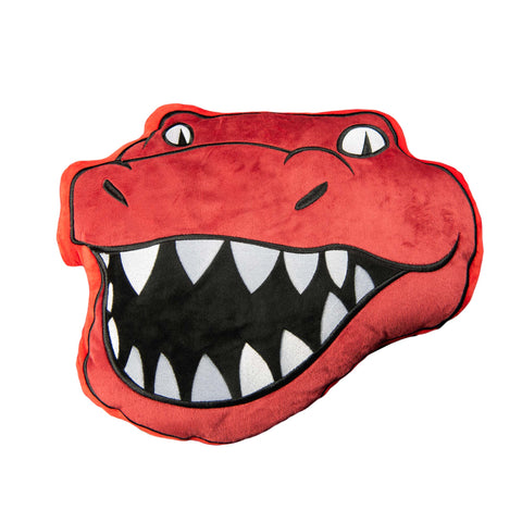 Raptors Mascot Face Pillow